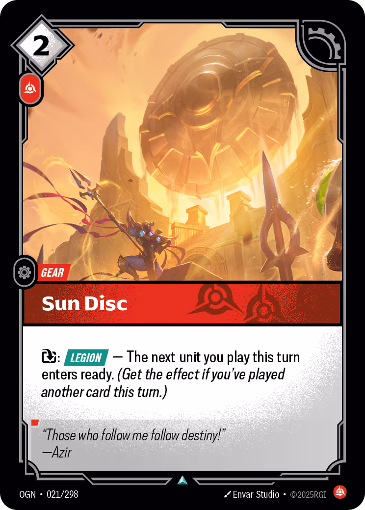 Sun Disc OGN-021 Riftbound card