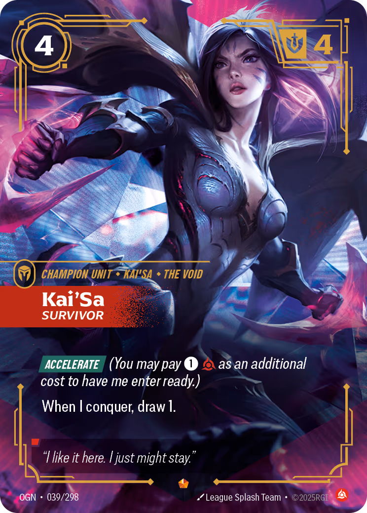 Kai'Sa - Survivor OGN-039 Riftbound card