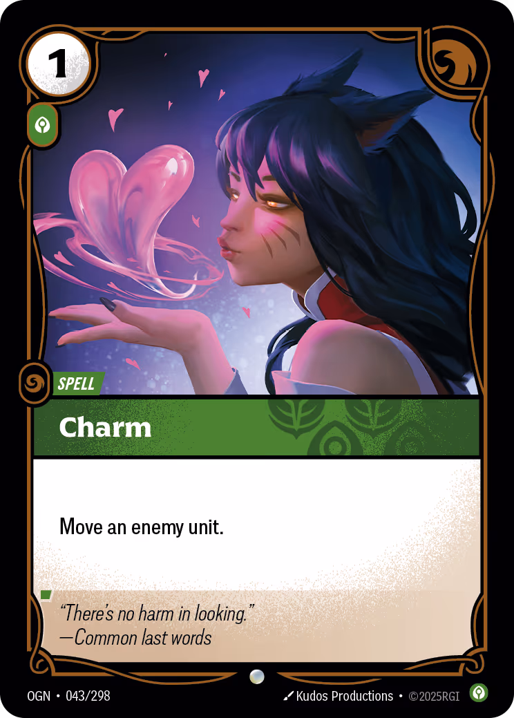 Charm OGN-043 Riftbound card