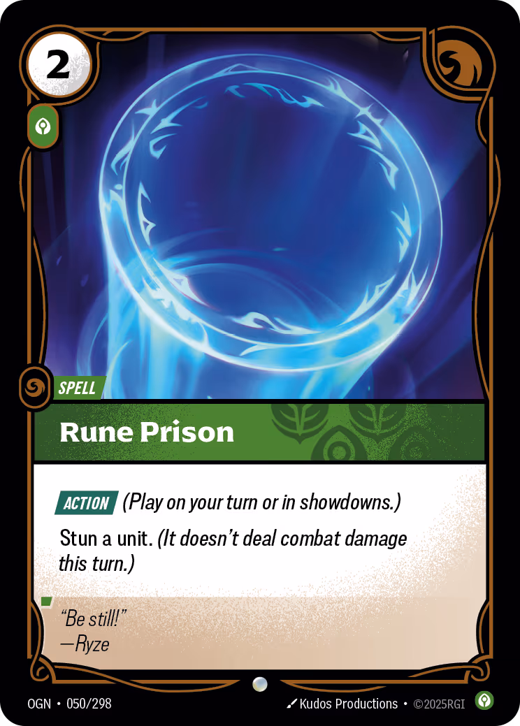 Rune Prison OGN-050 Riftbound card