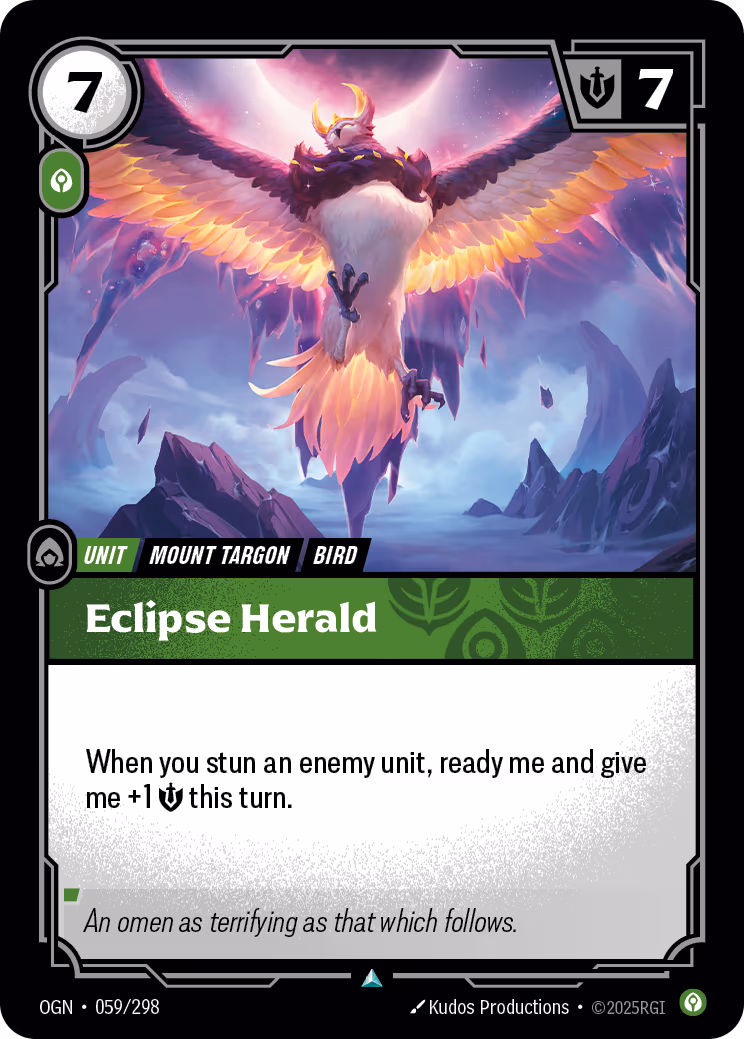 Eclipse Herald OGN-059 Riftbound card