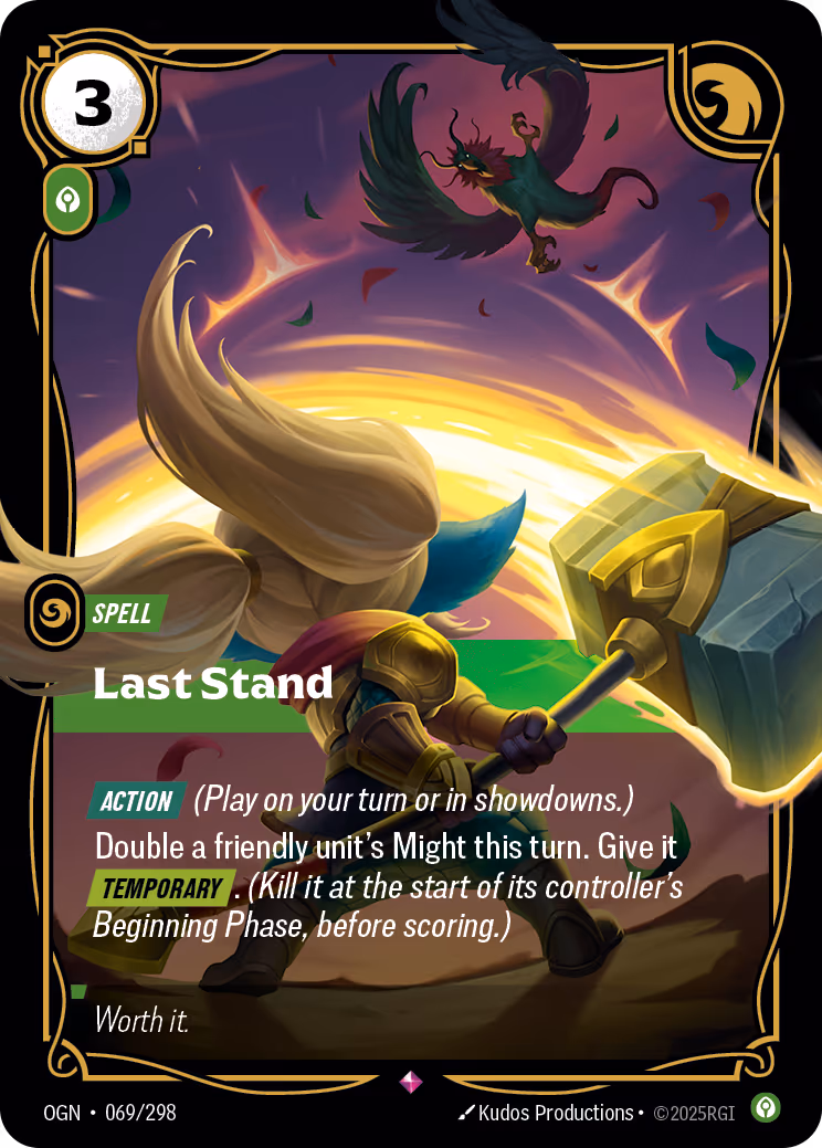 Last Stand OGN-069 Riftbound card