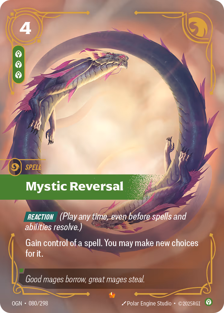 Mystic Reversal OGN-080 Riftbound card