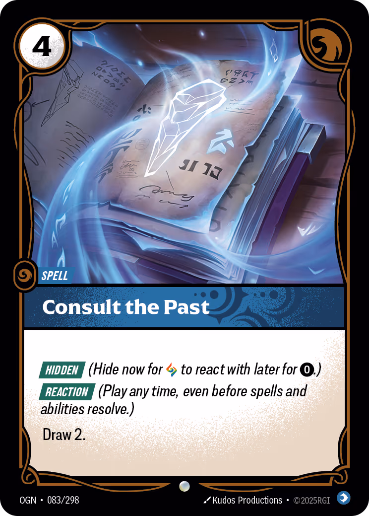 Consult the Past OGN-083 Riftbound card