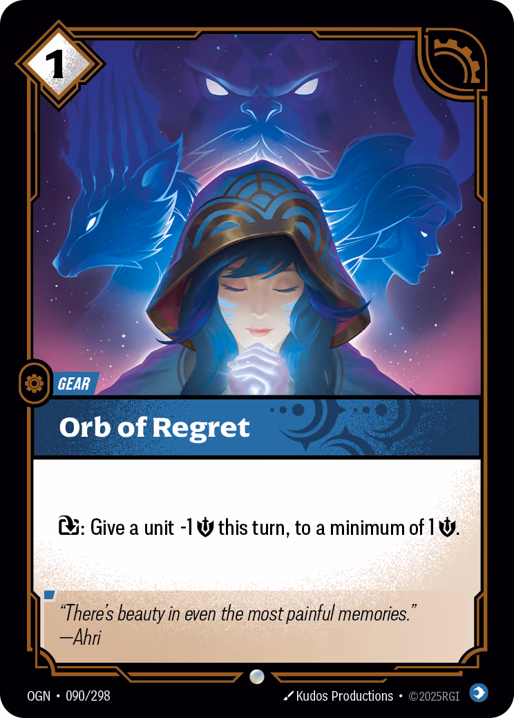 Orb of Regret OGN-090 Riftbound card