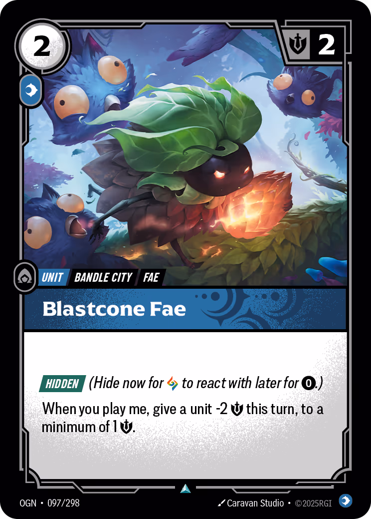 Blastcone Fae OGN-097 Riftbound card