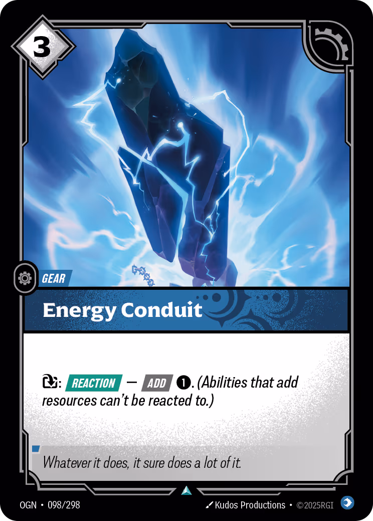 Energy Conduit OGN-098 Riftbound card