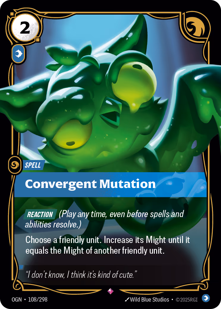 Convergent Mutation OGN-108 Riftbound card