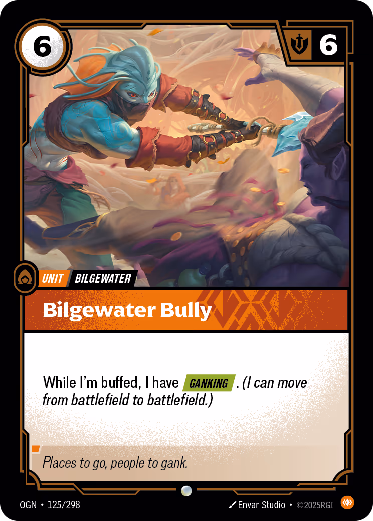 Bilgewater Bully OGN-125 Riftbound card