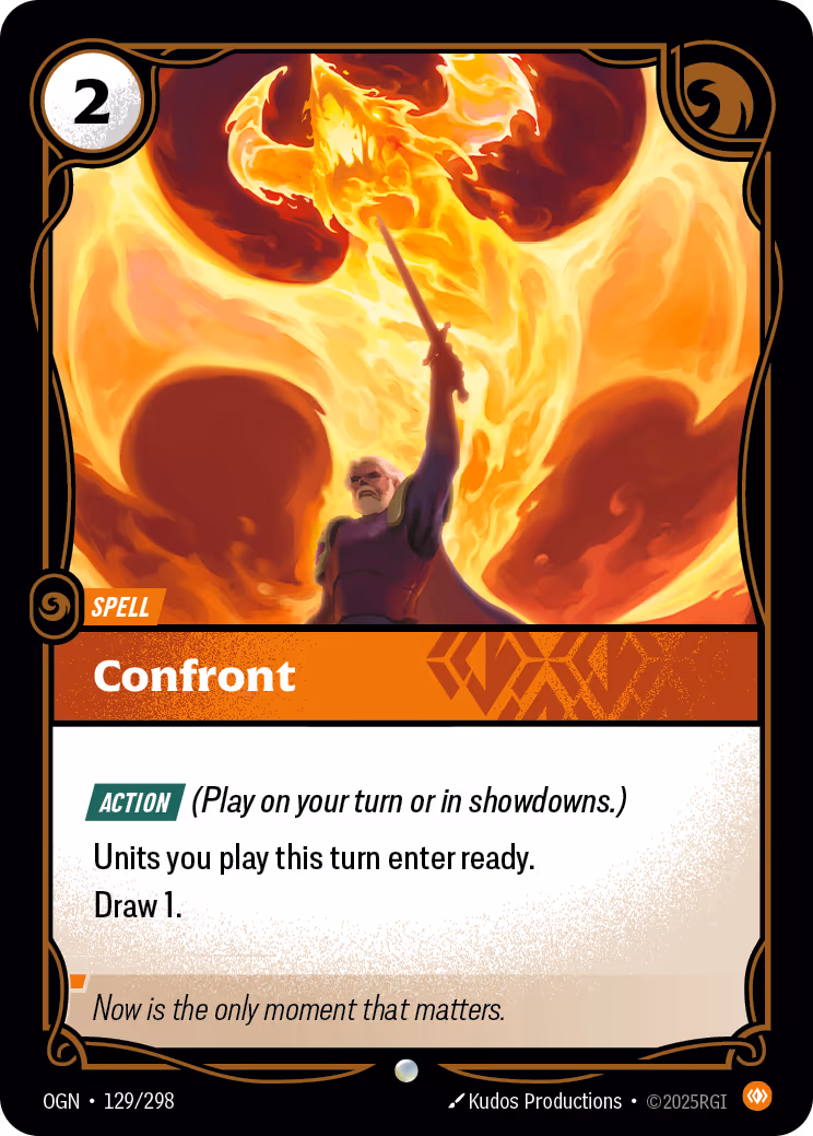 Confront OGN-129 Riftbound card