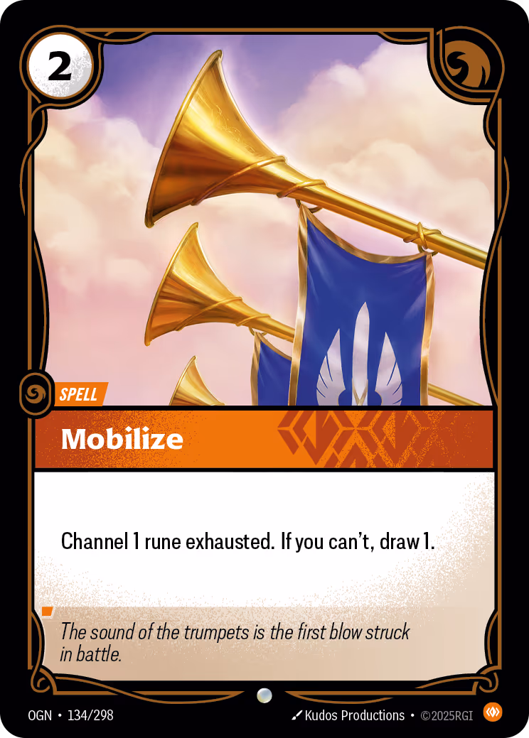 Mobilize OGN-134 Riftbound card