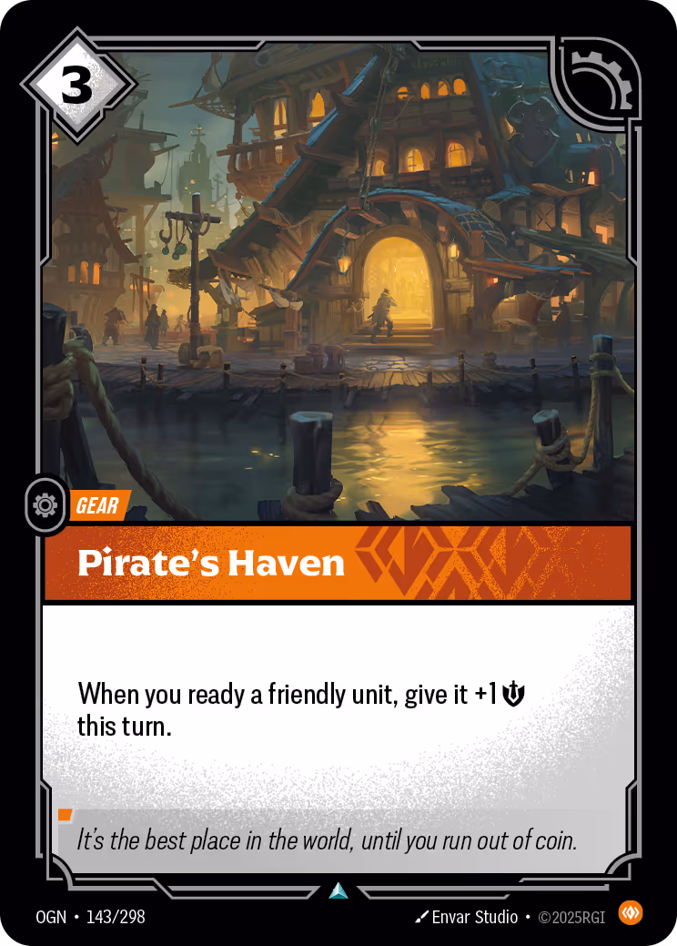 Pirate's Haven OGN-143 Riftbound card