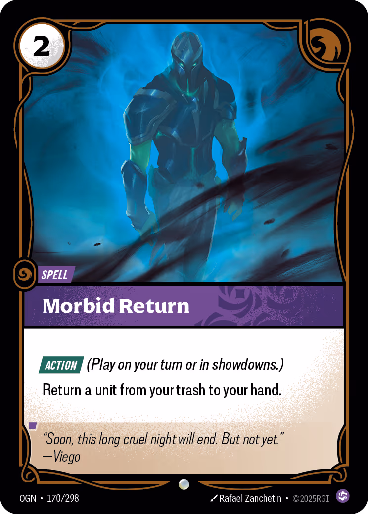 Morbid Return OGN-170 Riftbound card