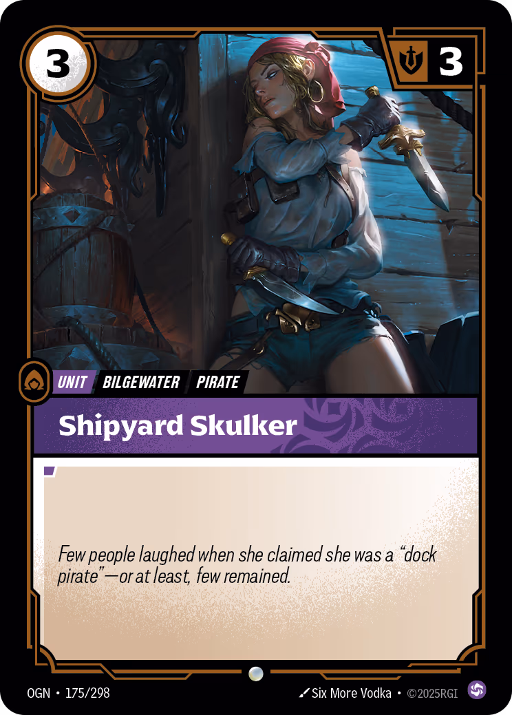 Shipyard Skulker OGN-175 Riftbound card