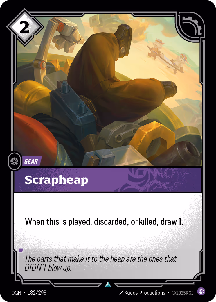 Scrapheap OGN-182 Riftbound card
