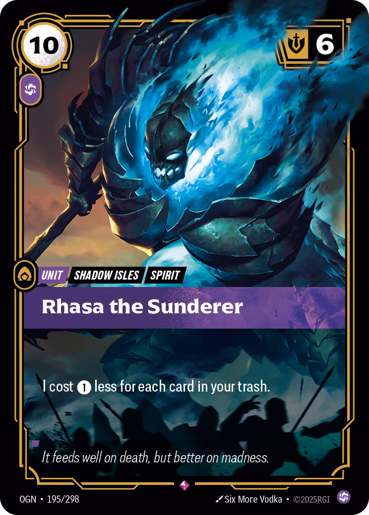 Rhasa the Sunderer OGN-195 Riftbound card