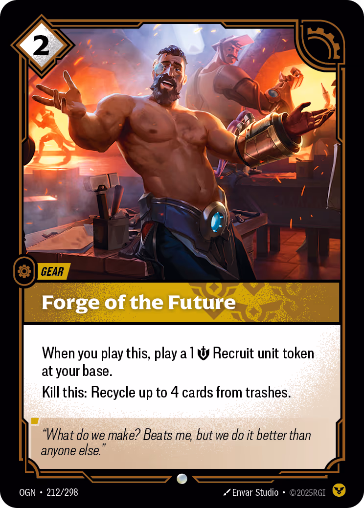 Forge of the Future OGN-212 Riftbound card