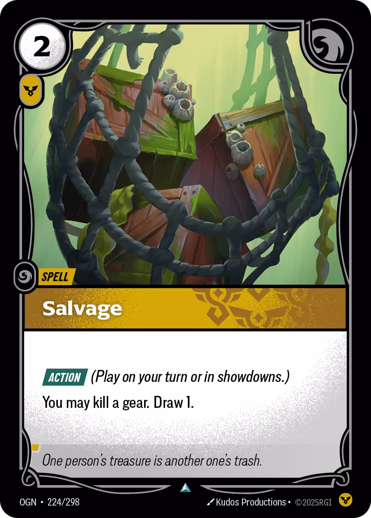 Salvage OGN-224 Riftbound card