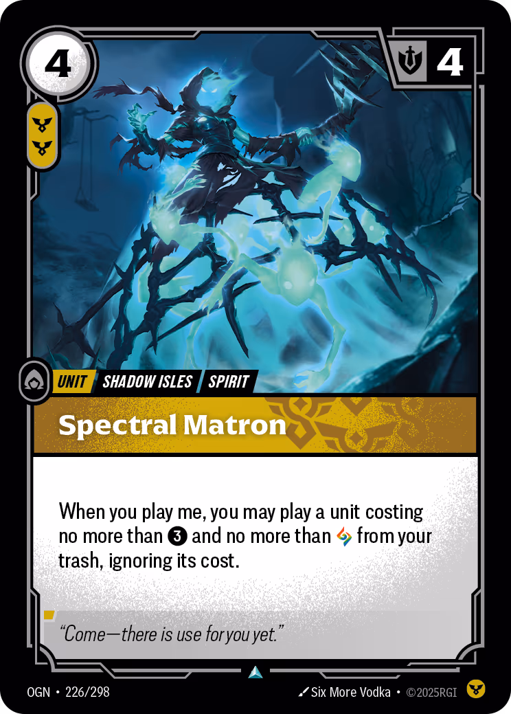 Spectral Matron OGN-226 Riftbound card