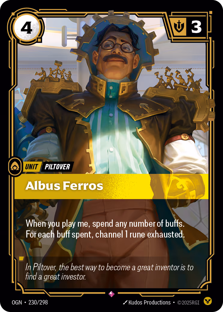 Albus Ferros OGN-230 Riftbound card