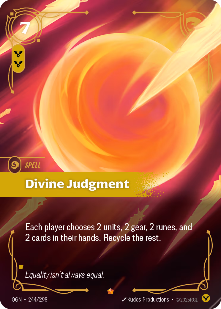 Divine Judgment OGN-244 Riftbound card