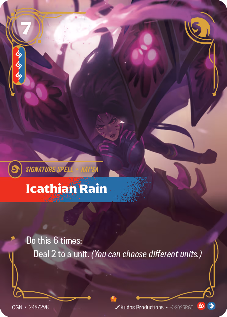 Icathian Rain OGN-248 Riftbound card