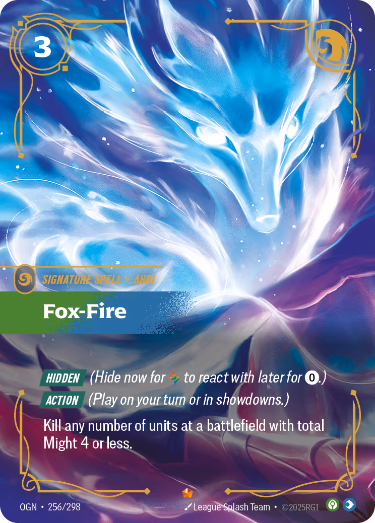 Fox-Fire OGN-256 Riftbound card