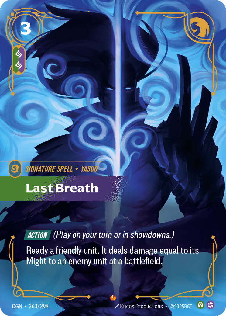 Last Breath OGN-260 Riftbound card