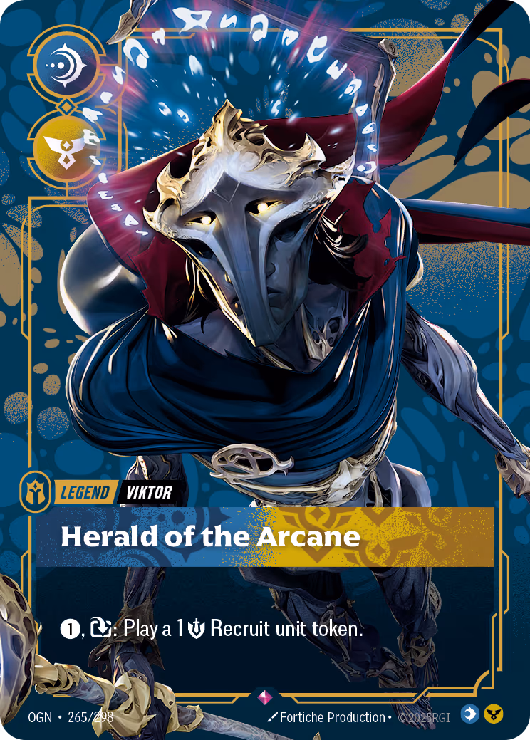 Viktor - Herald of the Arcane OGN-265 Riftbound card