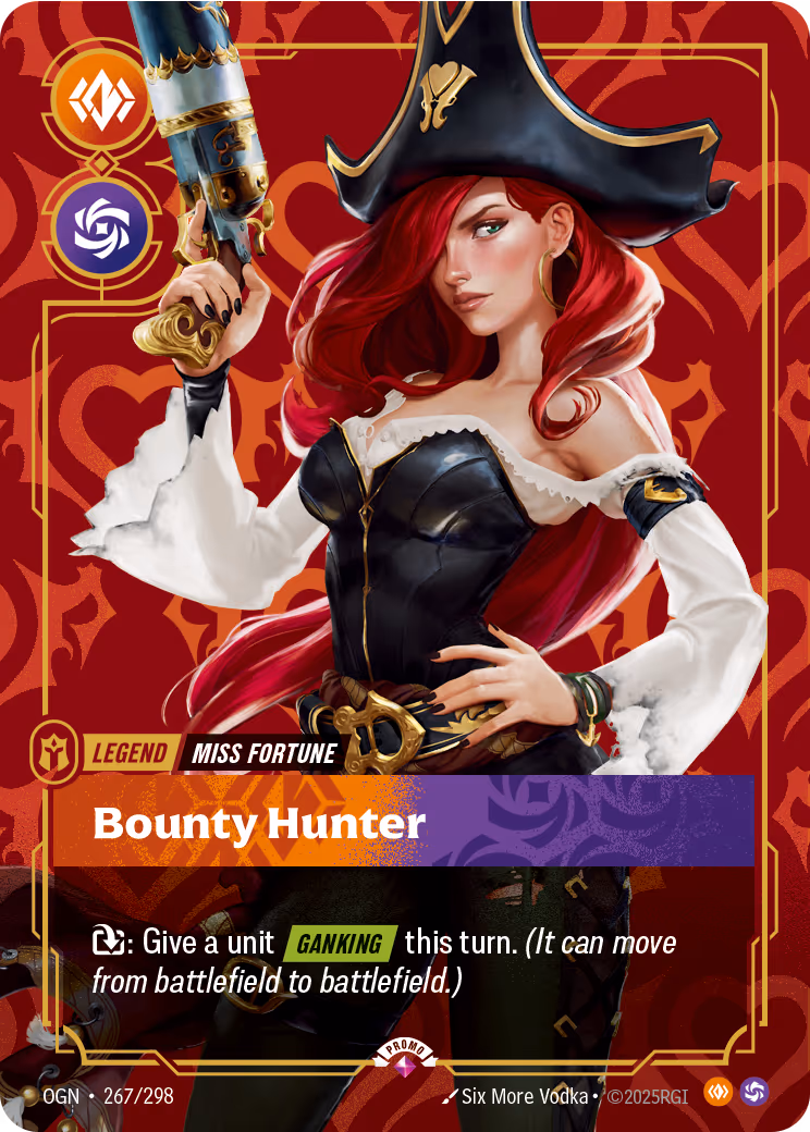 Miss Fortune - Bounty Hunter OGN-267 Riftbound card