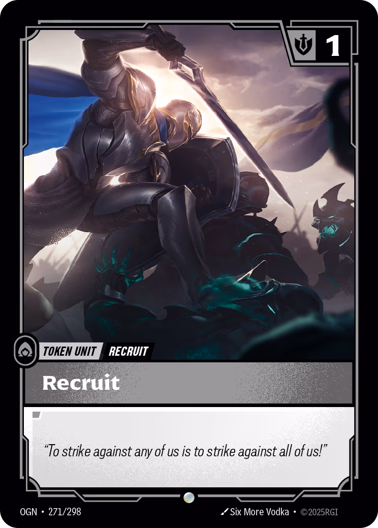 Recruit (271) // Buff OGN-271 Riftbound card