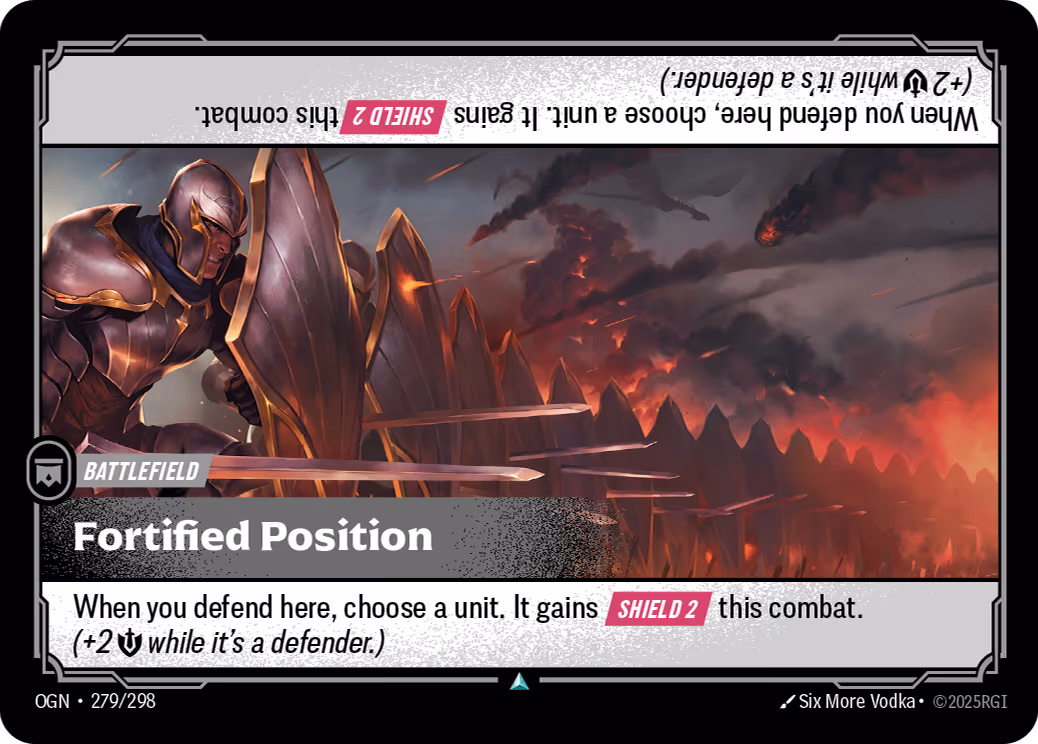 Fortified Position OGN-279 Riftbound card