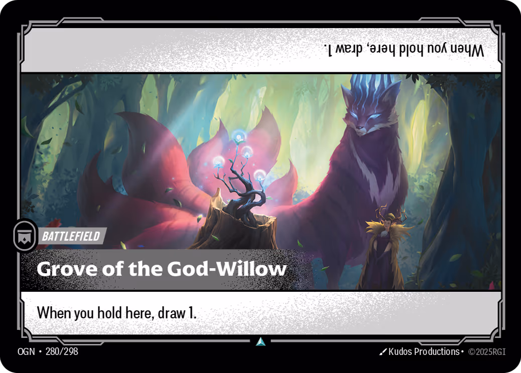Grove of the God-Willow OGN-280 Riftbound card