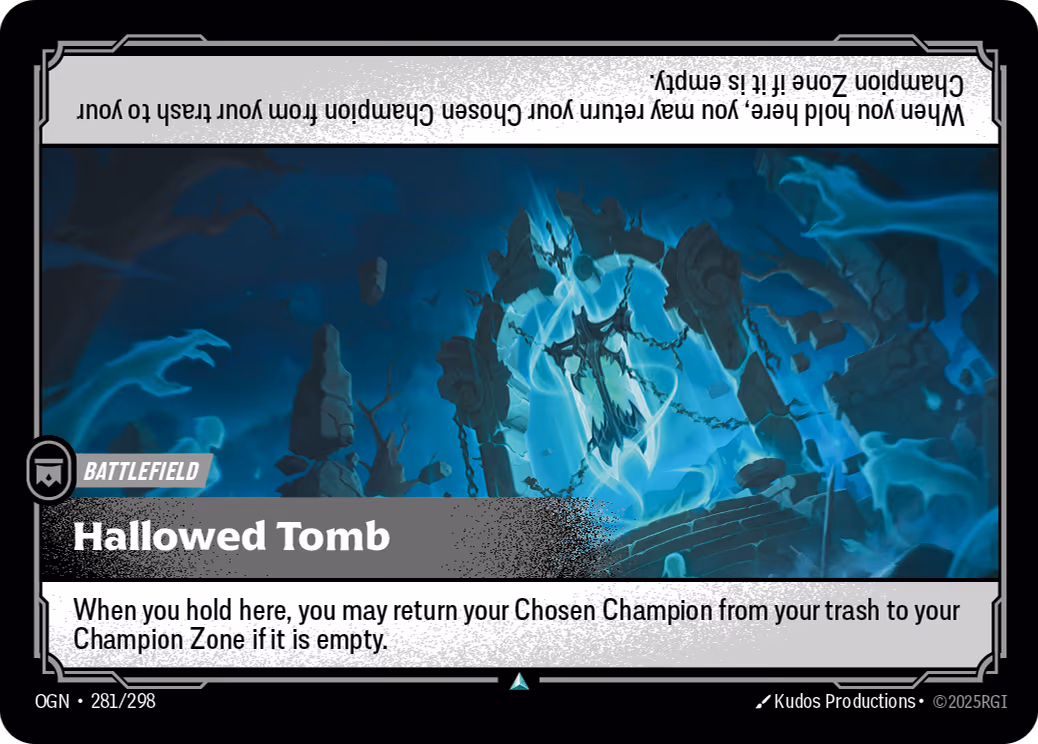 Hallowed Tomb OGN-281 Riftbound card