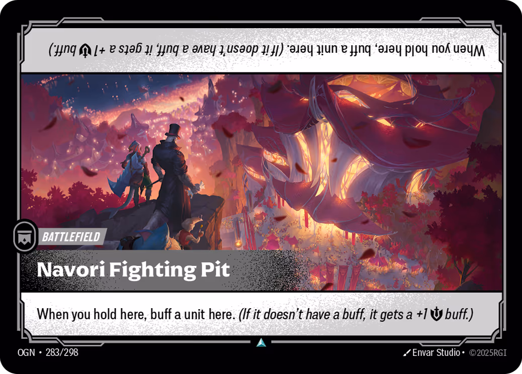 Navori Fighting Pit OGN-283 Riftbound card