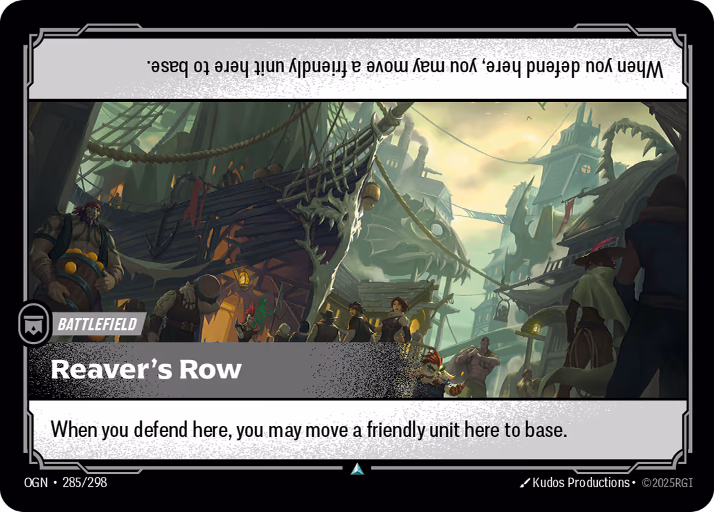 Reaver's Row OGN-285 Riftbound card