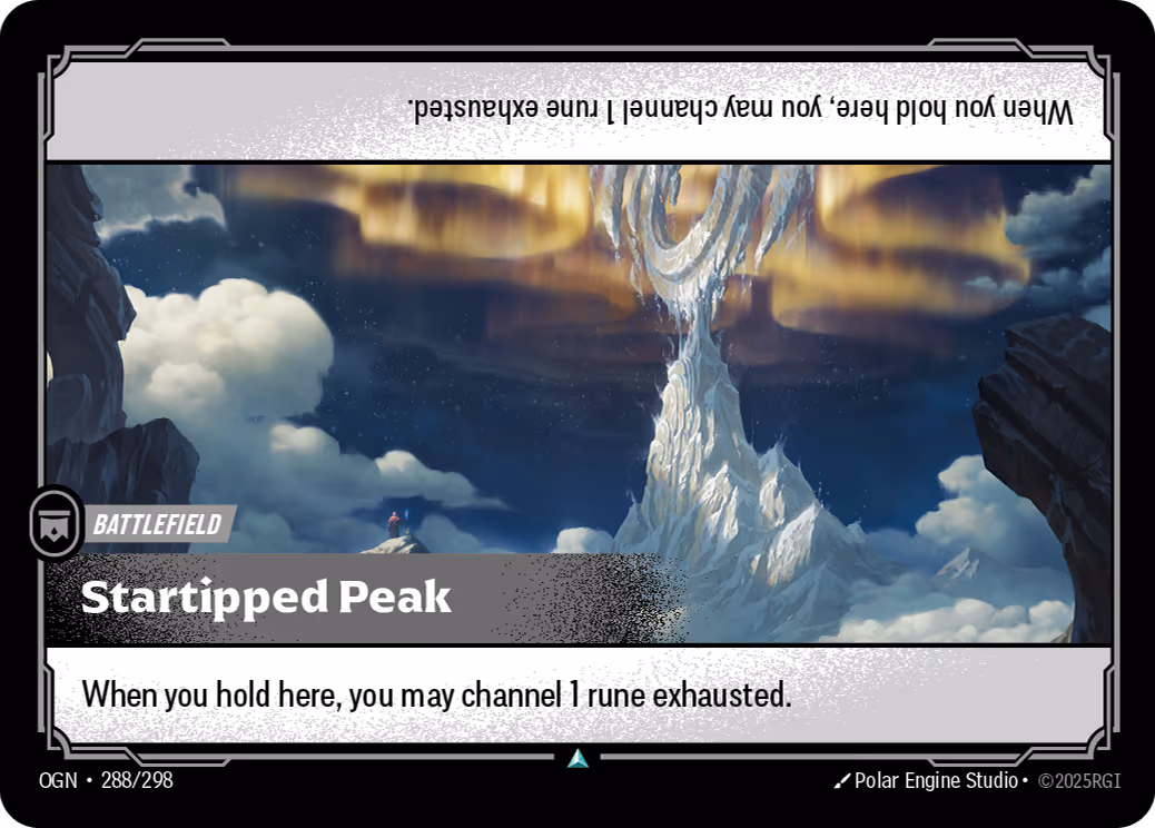 Startipped Peak OGN-288 Riftbound card