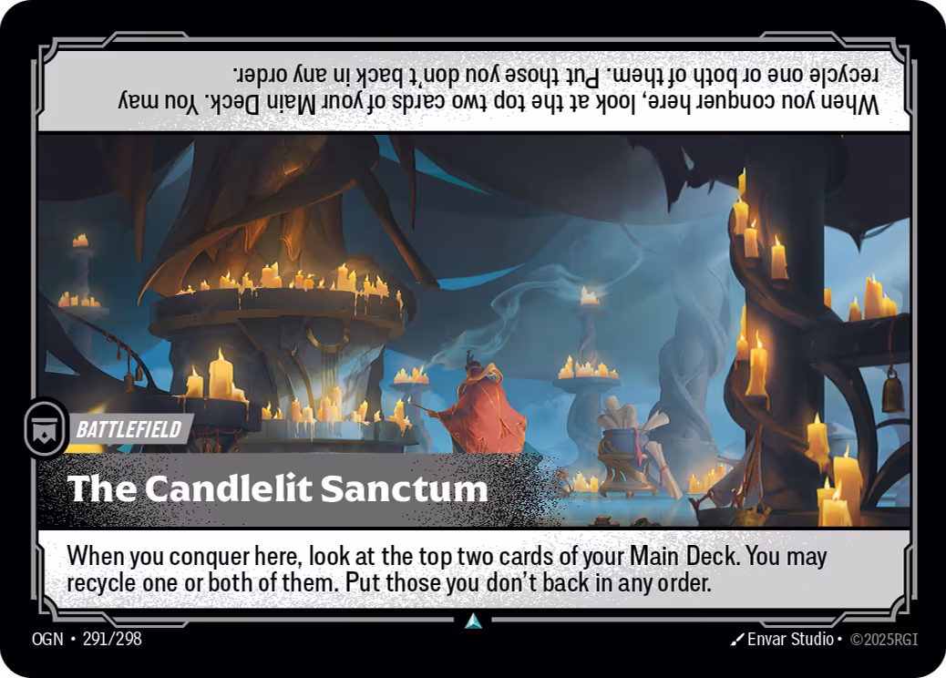The Candlelit Sanctum OGN-291 Riftbound card