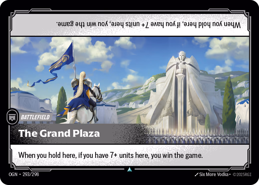The Grand Plaza OGN-293 Riftbound card