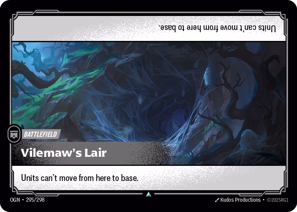 Vilemaw's Lair OGN-295 Riftbound card