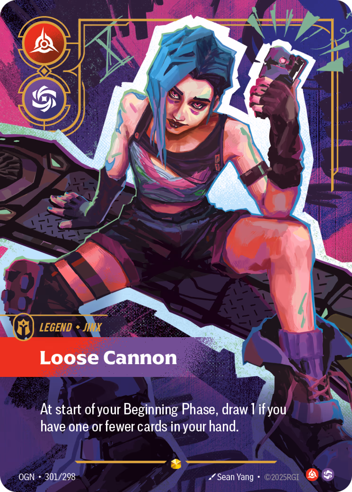 Jinx - Loose Cannon OGN-301 Riftbound card