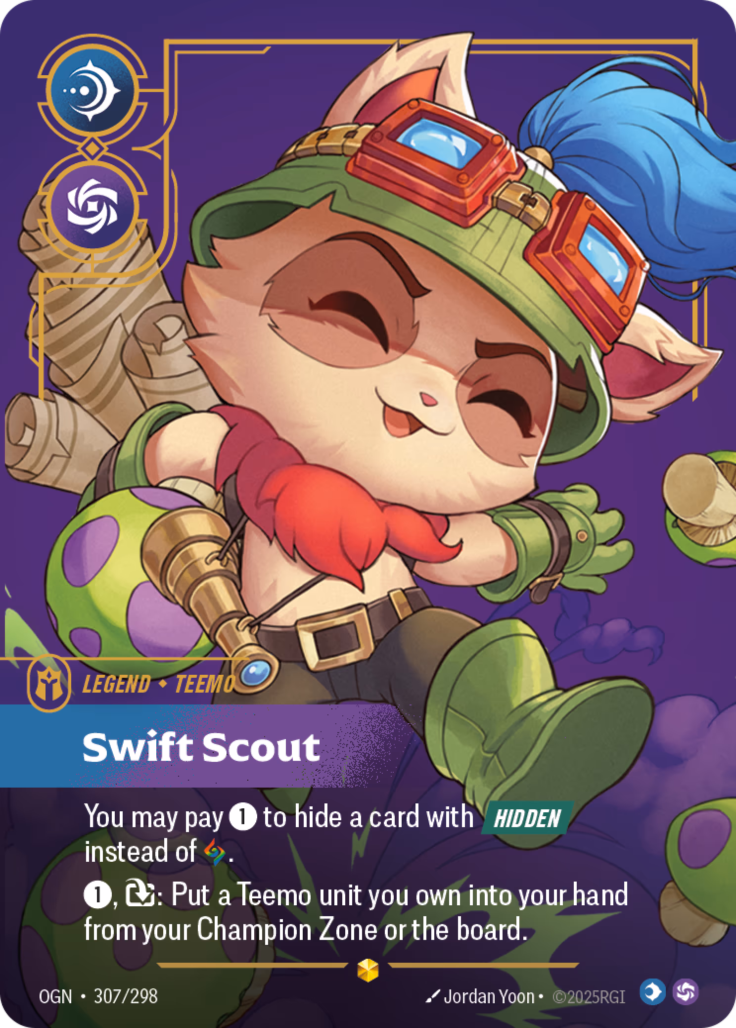 Teemo - Swift Scout OGN-307 Riftbound card
