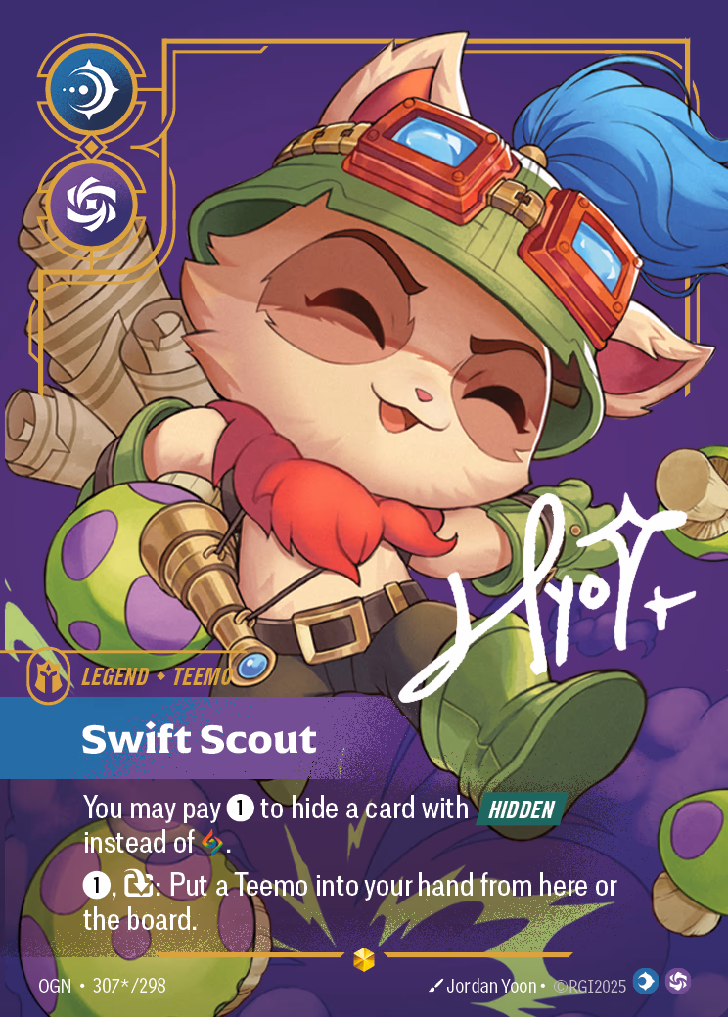 Teemo - Swift Scout OGN-307* Riftbound card