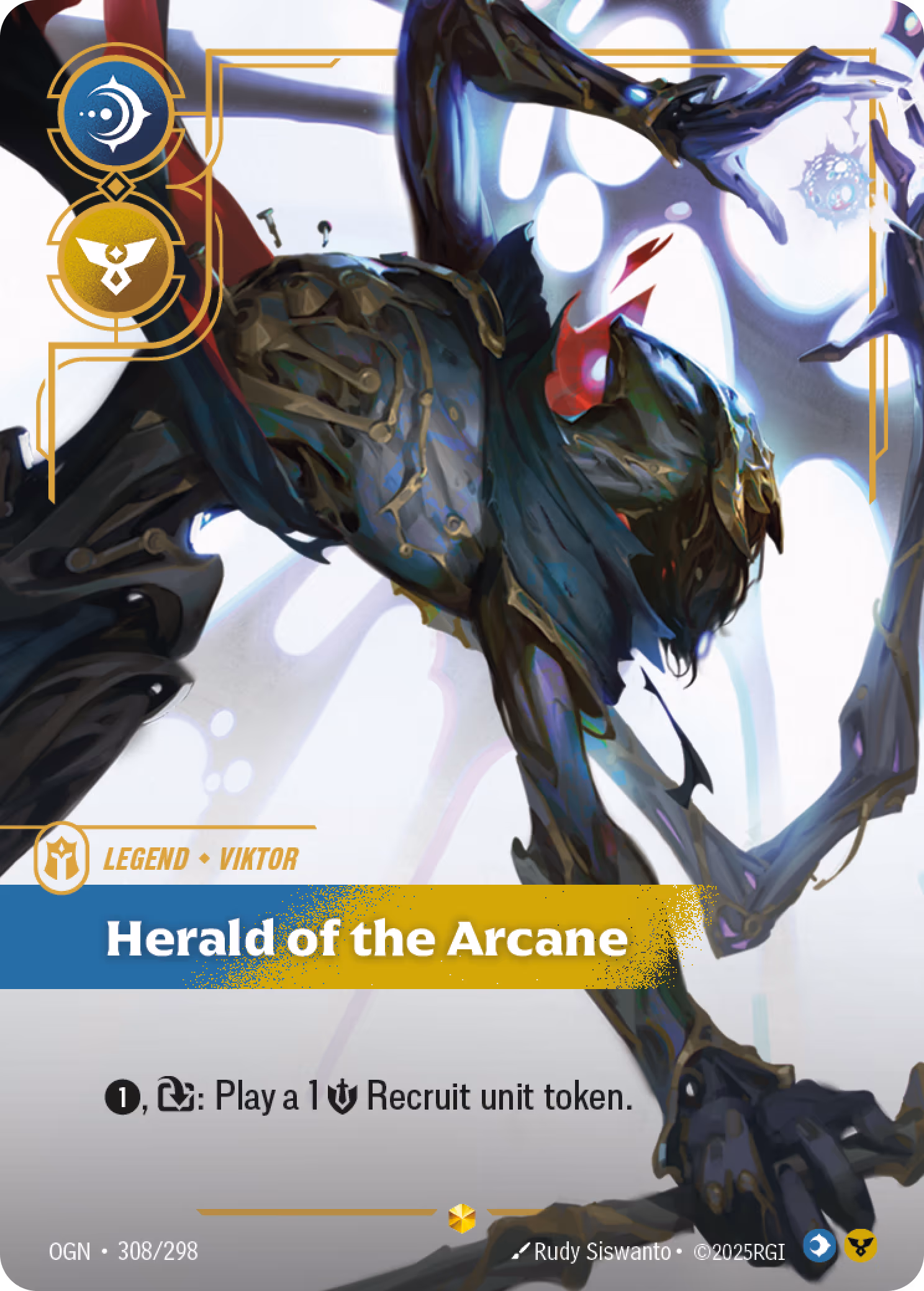 Viktor - Herald of the Arcane OGN-308 Riftbound card