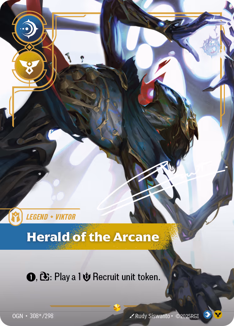 Viktor - Herald of the Arcane OGN-308* Riftbound card