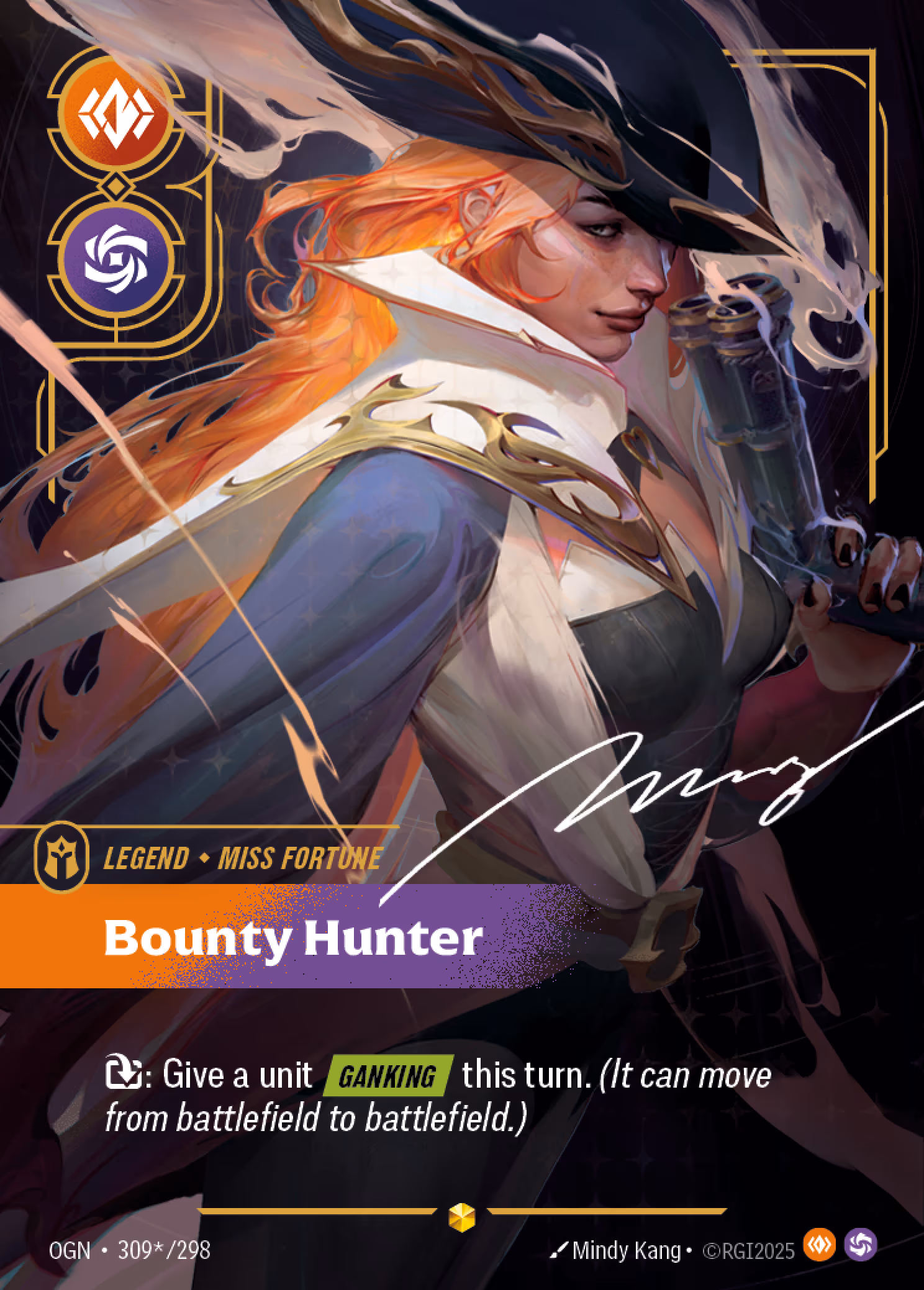 Miss Fortune - Bounty Hunter OGN-267 Riftbound card