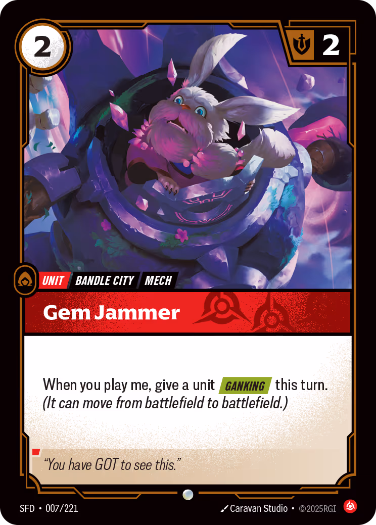 Gem Jammer OPP-007-221 Riftbound card