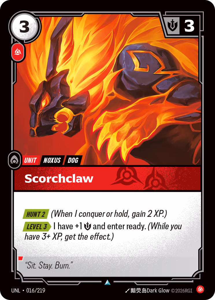 Scorchclaw Riftbound card