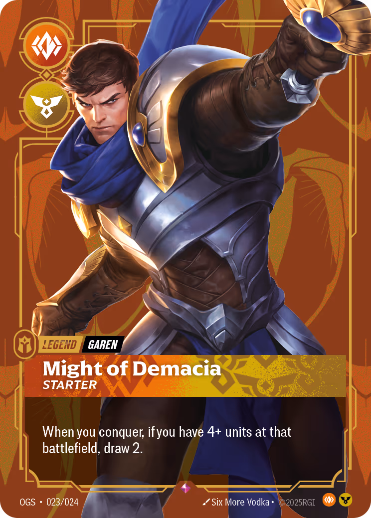 Garen Riftbound card