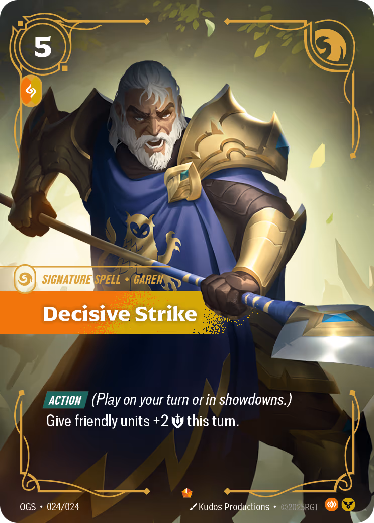 Decisive Strike OPP-024-24 Riftbound card